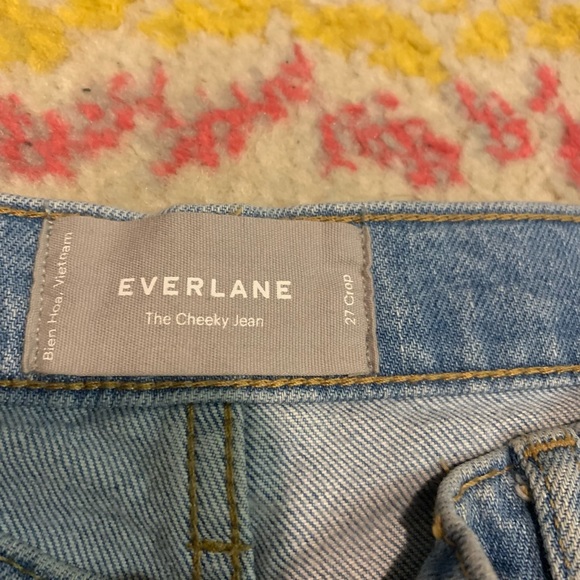 Everlane “the cheeky jean” size 27 light wash crop - Picture 6 of 9